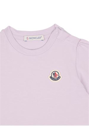 abito in cotone lilla MONCLER KIDS | L19518I0000489AUM509